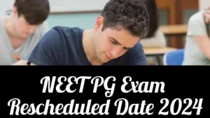 NEET PG Exam 2024 Re-exam date available